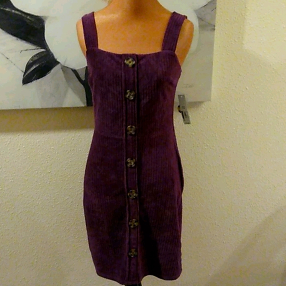 No Boundaries corduroy style dress